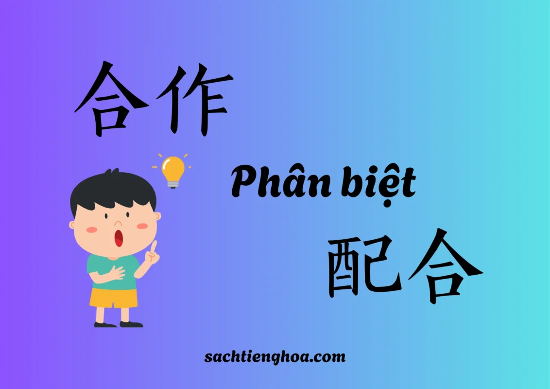 Phân biệt 合作 và 配合 trong tiếng Trung